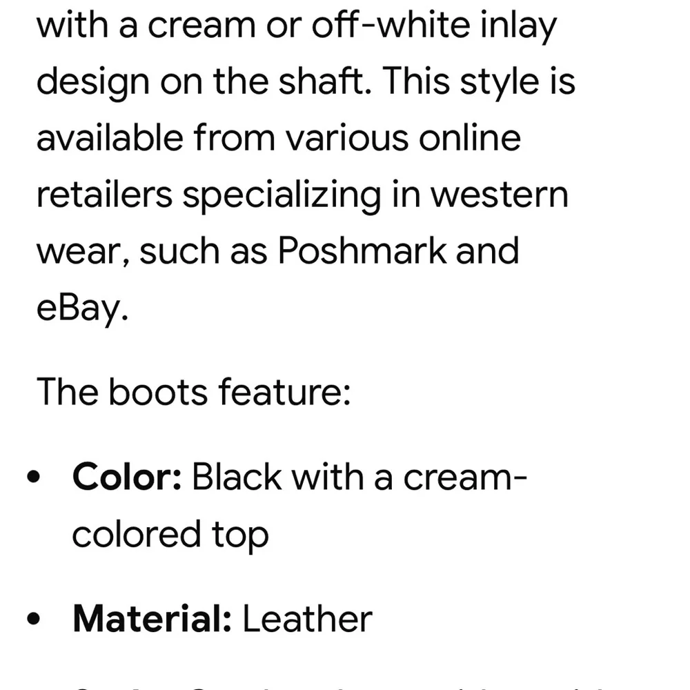 Jama old west youth made in India leather cowboy boots 1605 030 size (12 y). - Picture 7 of 7